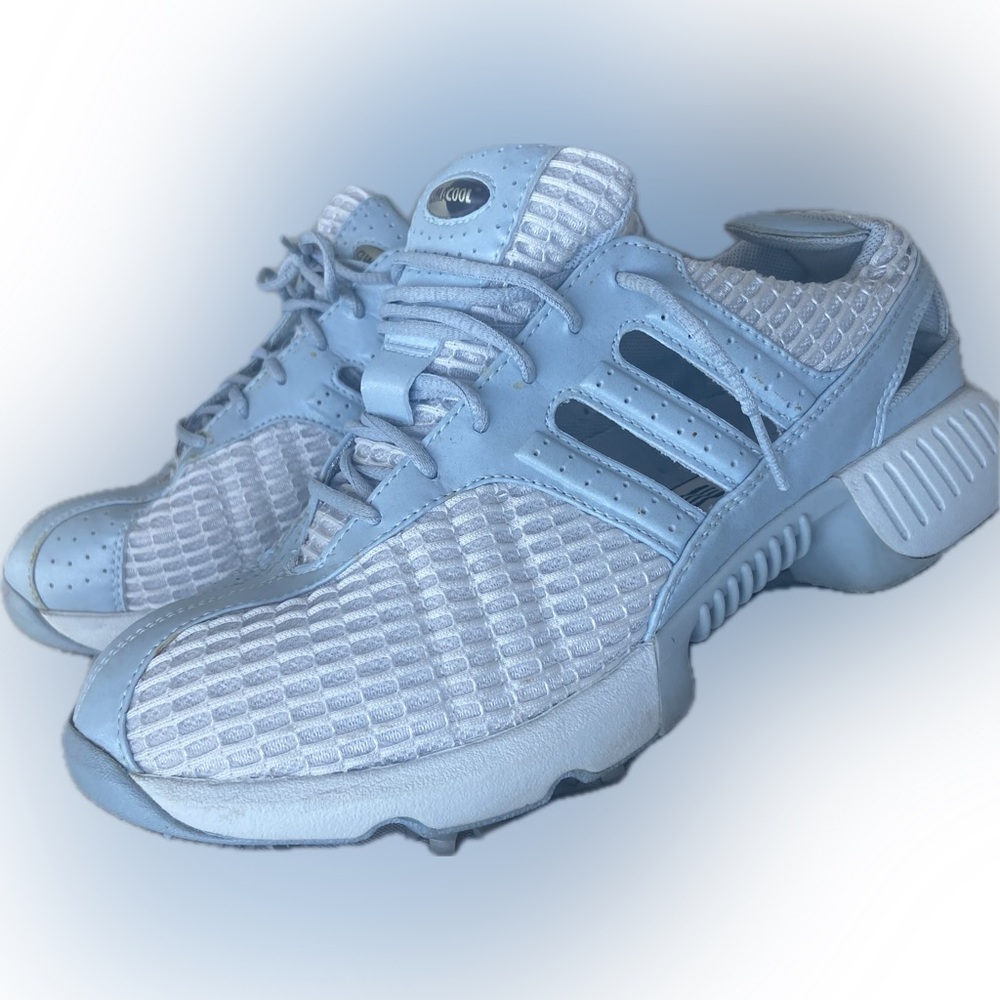 Adidas Climacool Women’s size 9 golf shoes, sky blue, gently loved